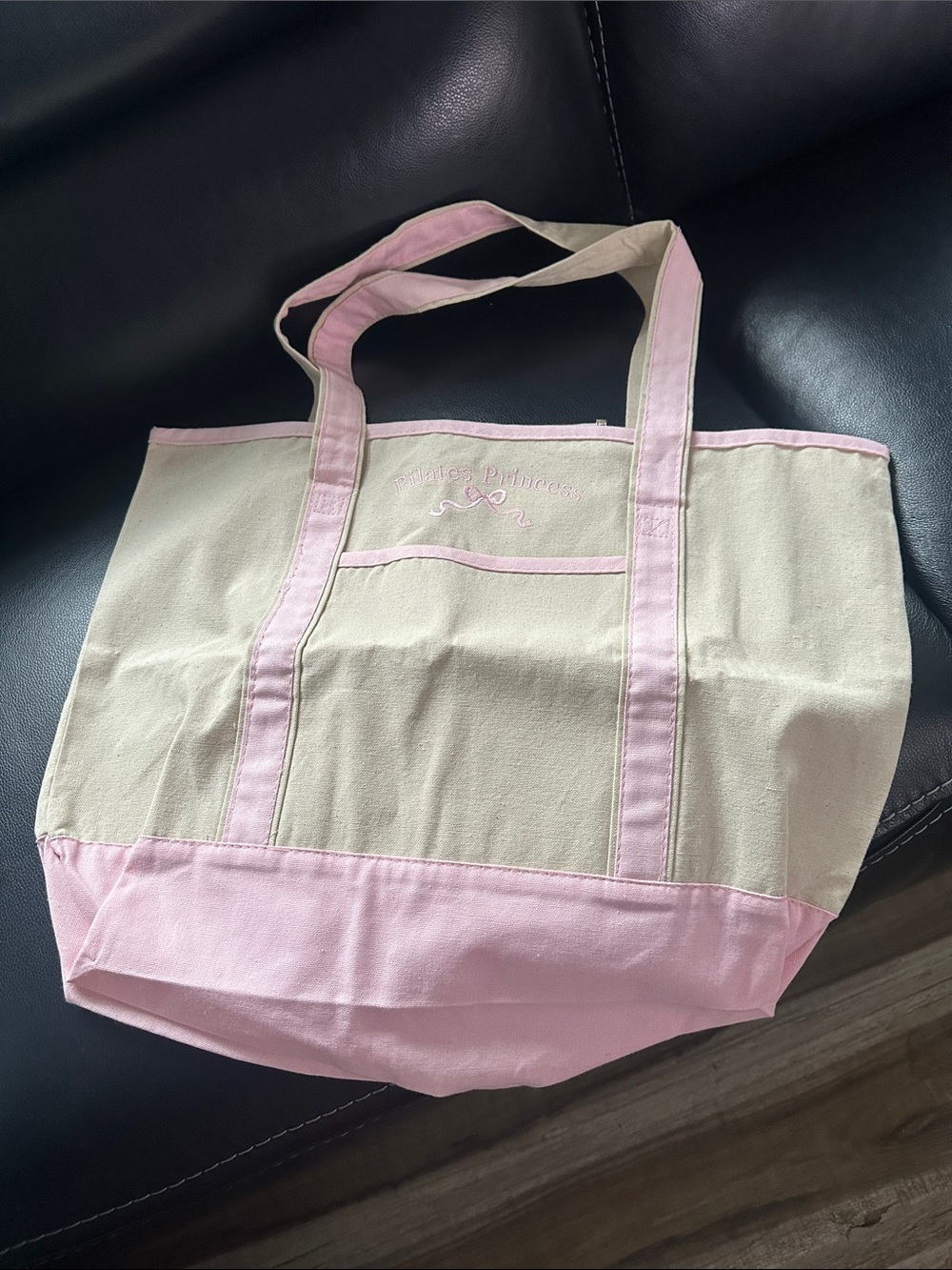 NWOT Pilates Princess Canvas Tote